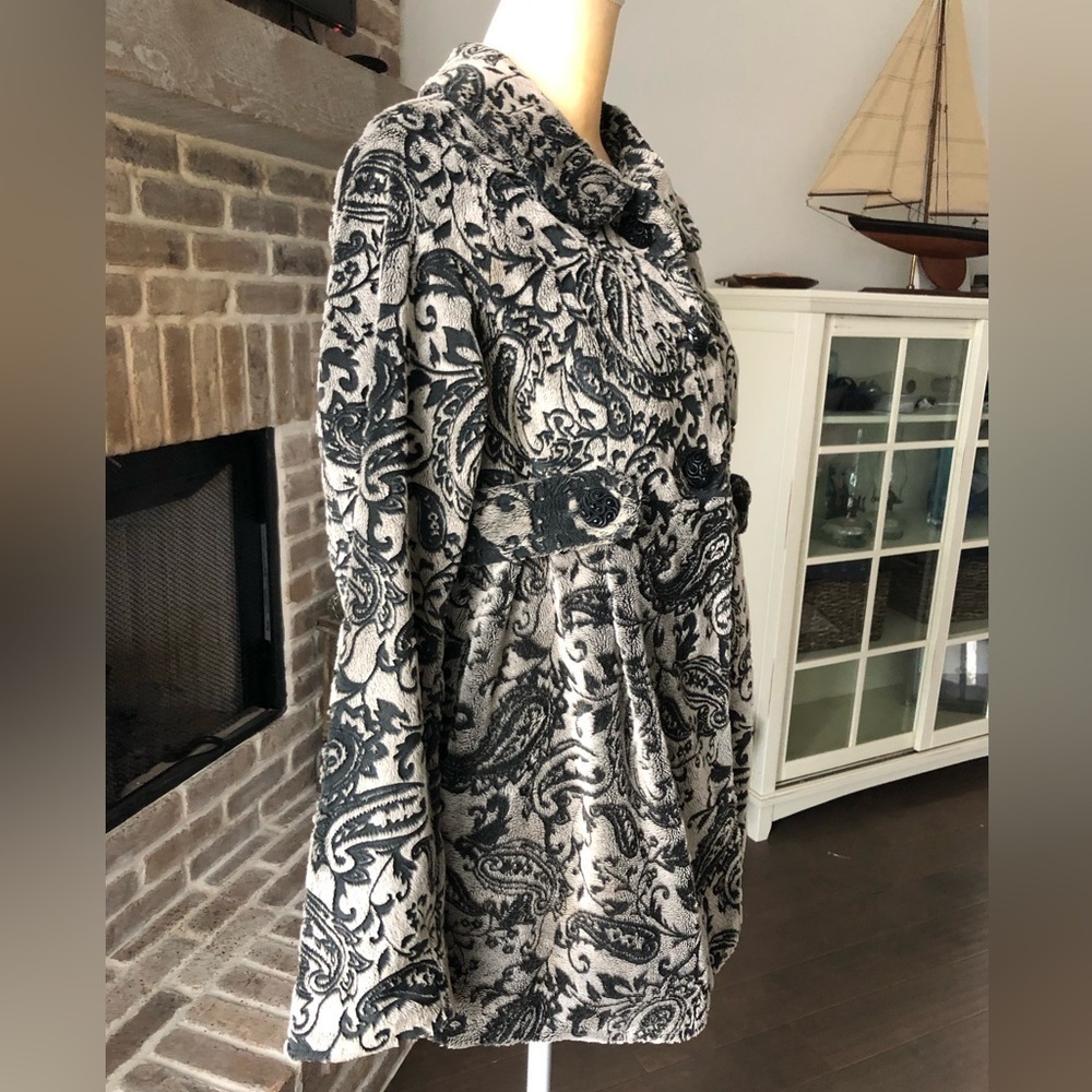 Surrealist USA BOHO Faux Fur Swing Jacket Coat Size Small Soft Stylish - Picture 4 of 11